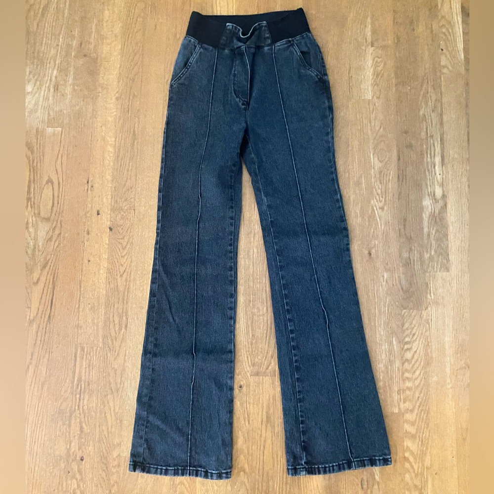 DG2 by Diane Gilman Dark Wash Bootcut Jeggings, Size XST